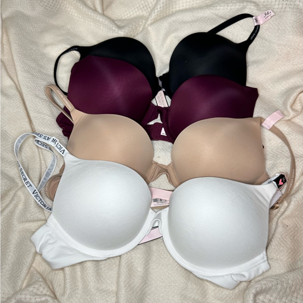 Set - 4 Bombshell Push-Up T-Shirt Bra